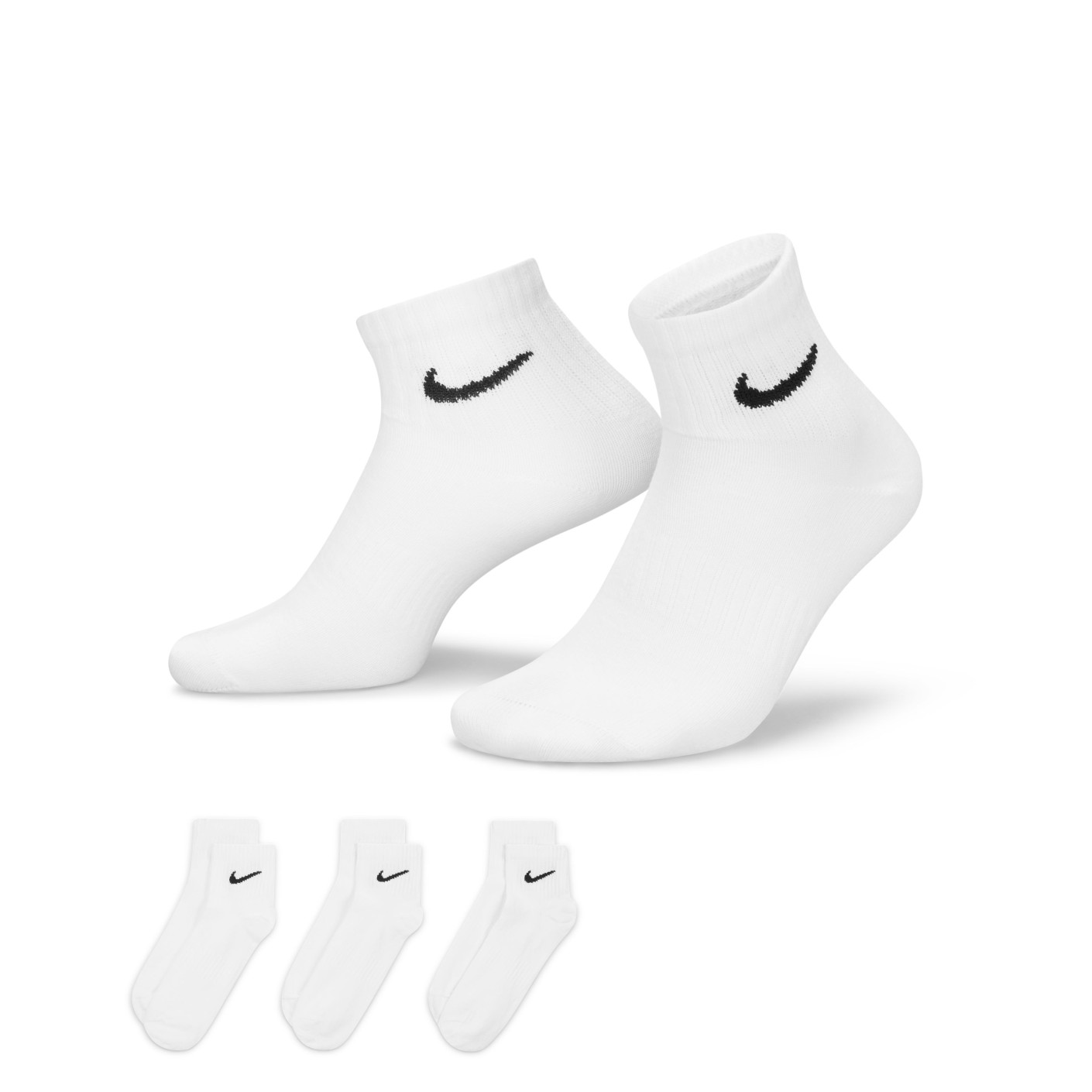 Chaussettes légères Nike Everyday blanches