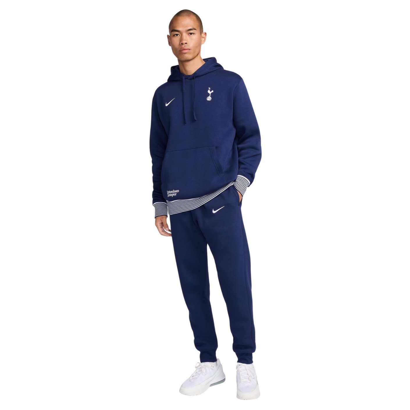 Nike Tottenham Hotspur Club Survêtement Sweat à Capuche 2024-2025 Bleu Foncé Blanc