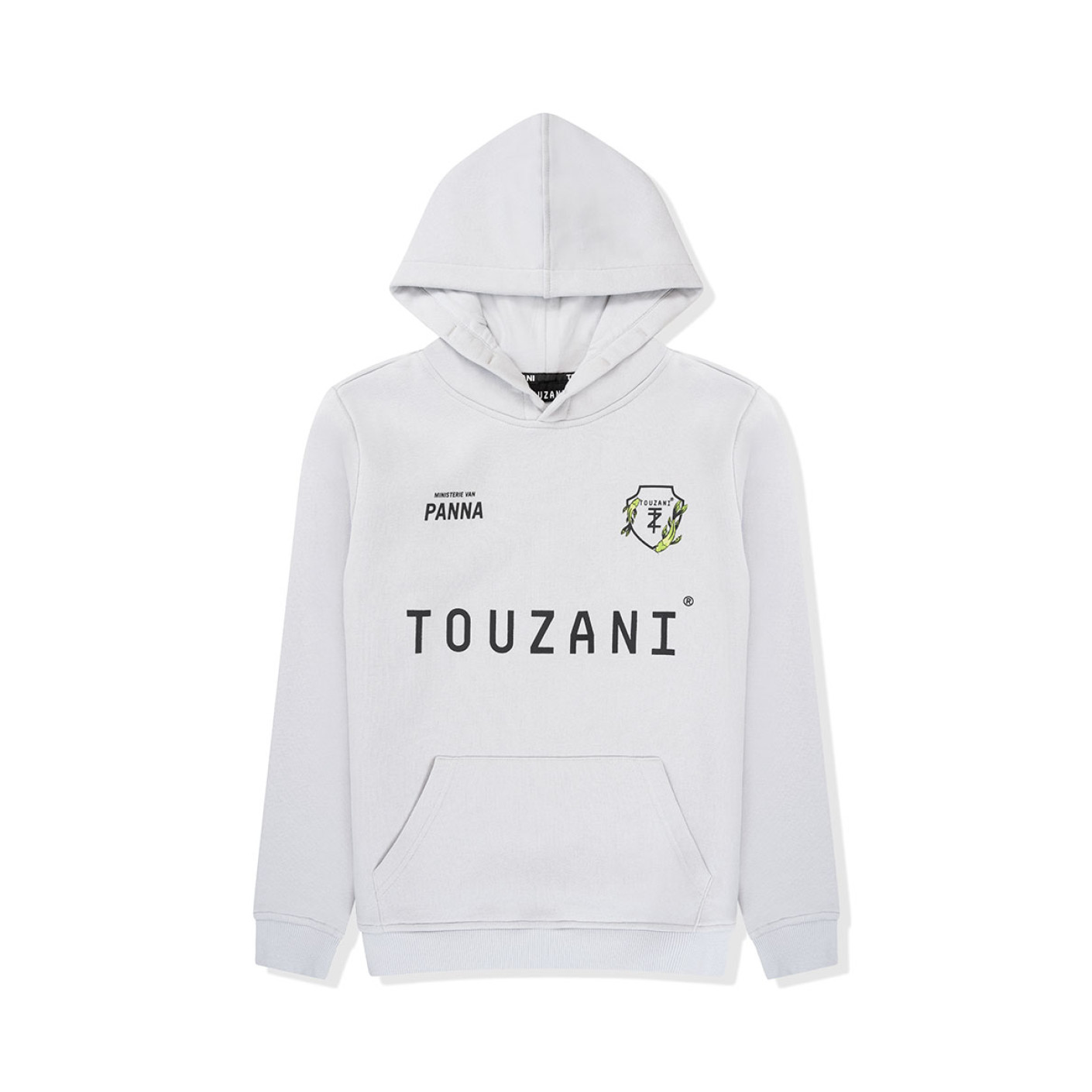 Touzani Gosanke Hoodie Kids Grijs Zwart