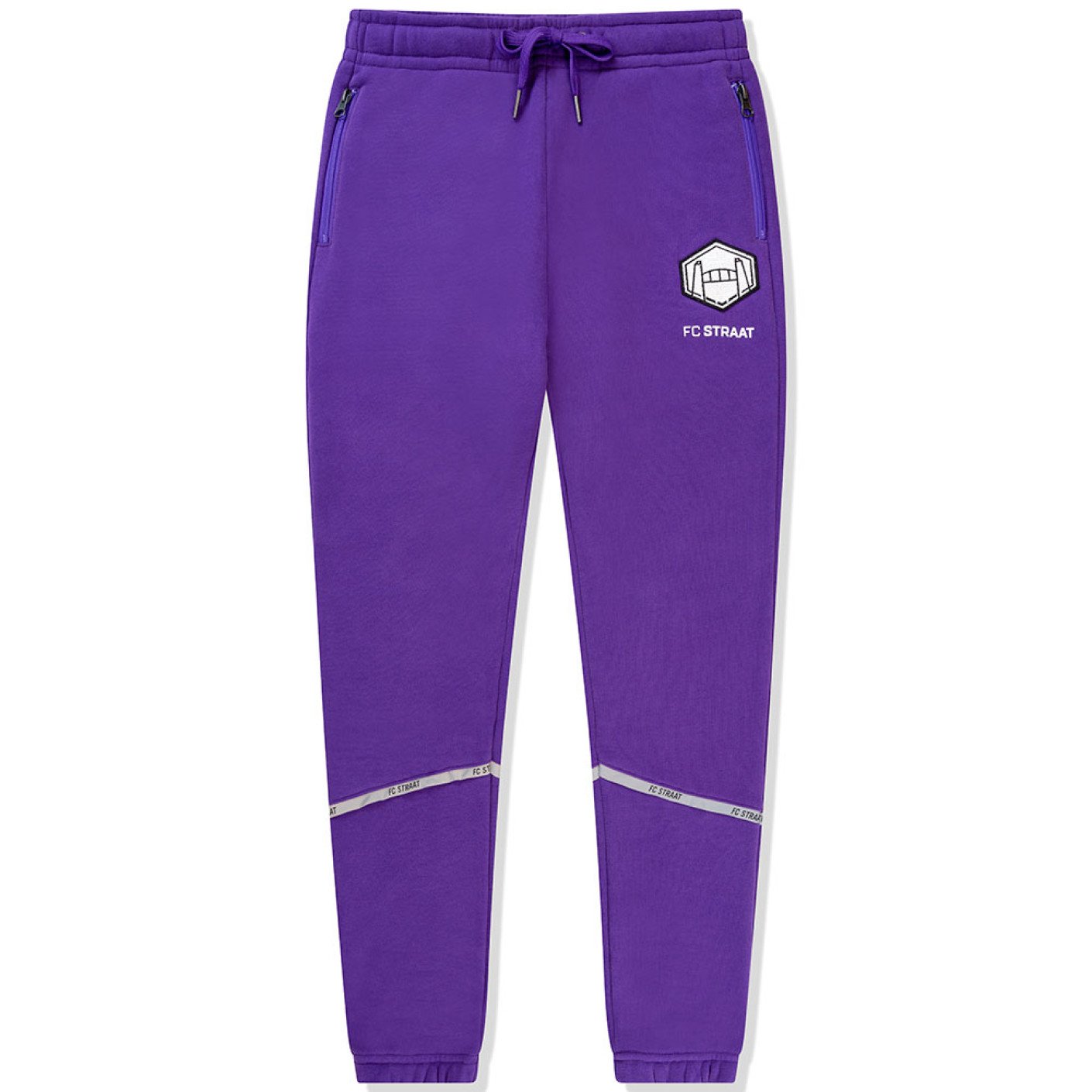 Pantalon de survêtement Touzani Kiko pour enfant violet gris blanc