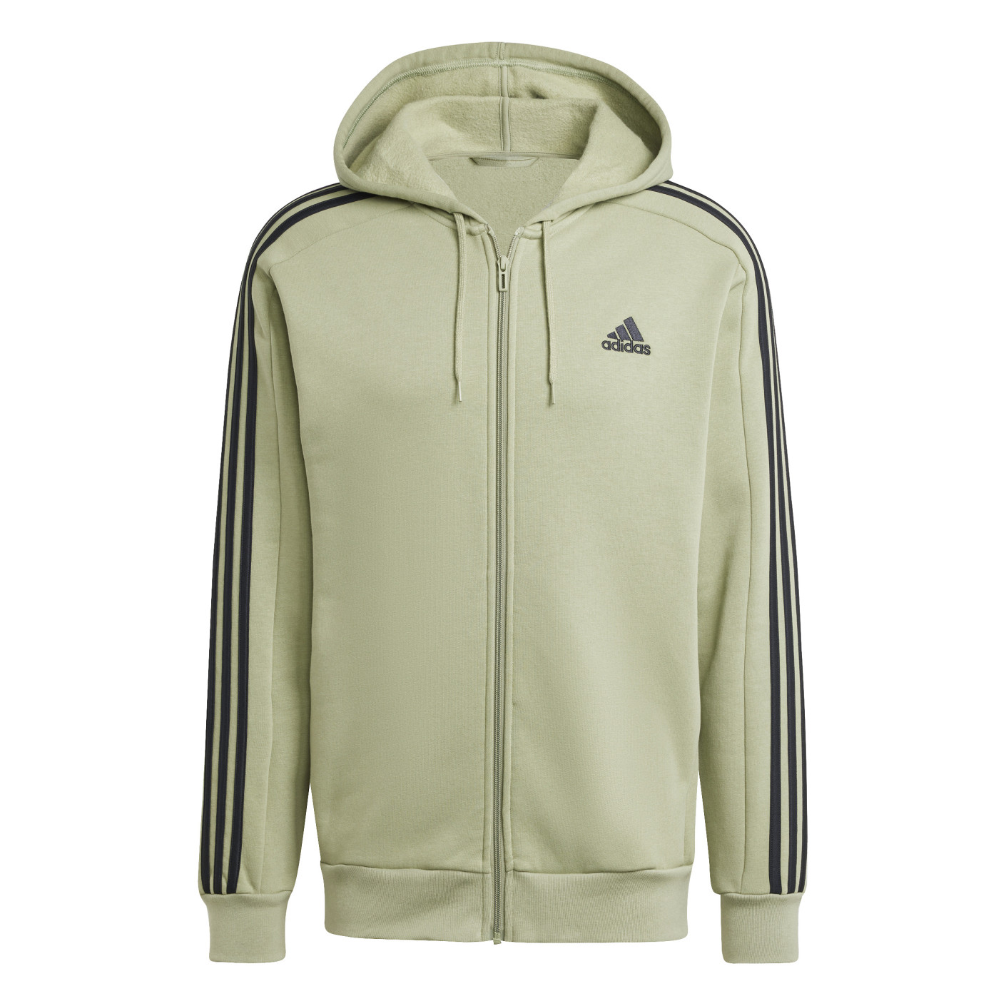 adidas Essentials Fleece Vest Olijfgroen Zwart