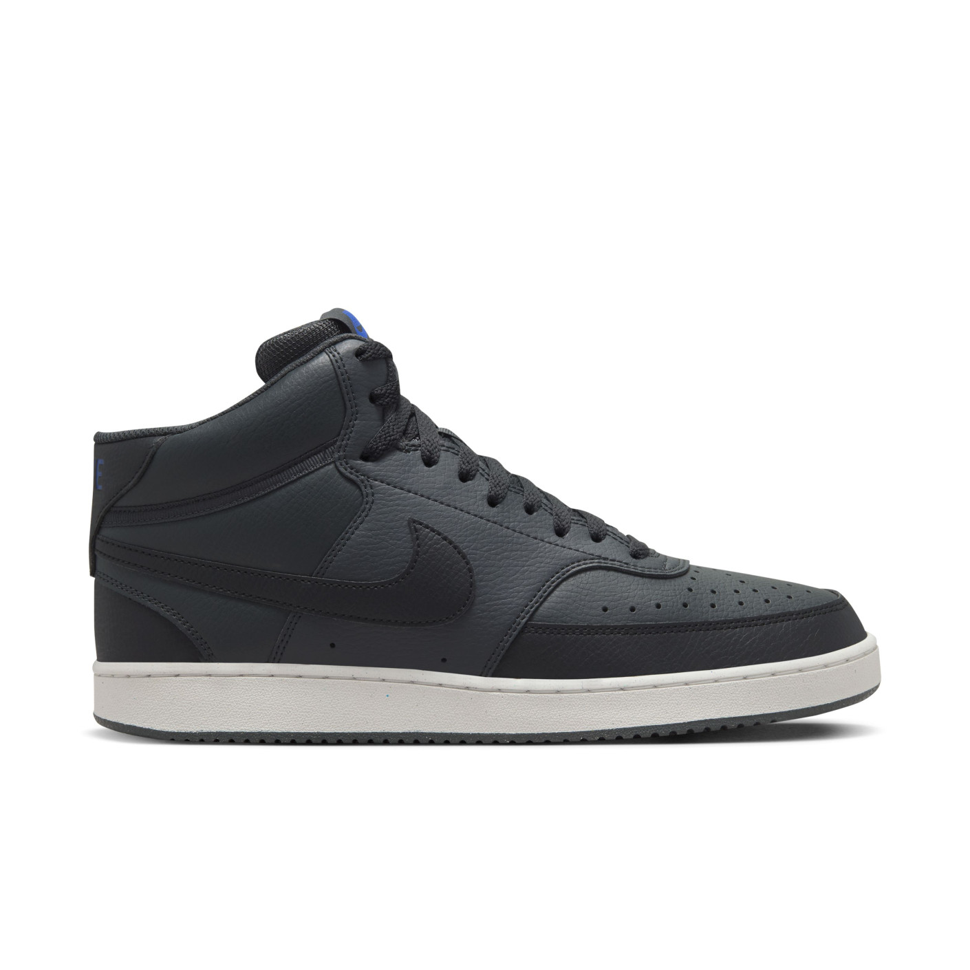 Nike Court Vision Mid Next Nature Baskets Noir Bleu