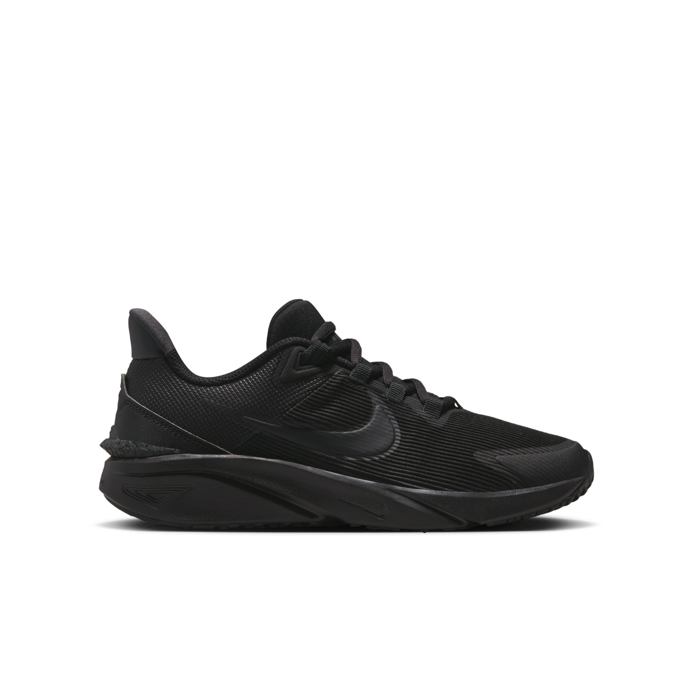 Nike Star Runner 4 Hardloopschoenen Kids Zwart Antraciet