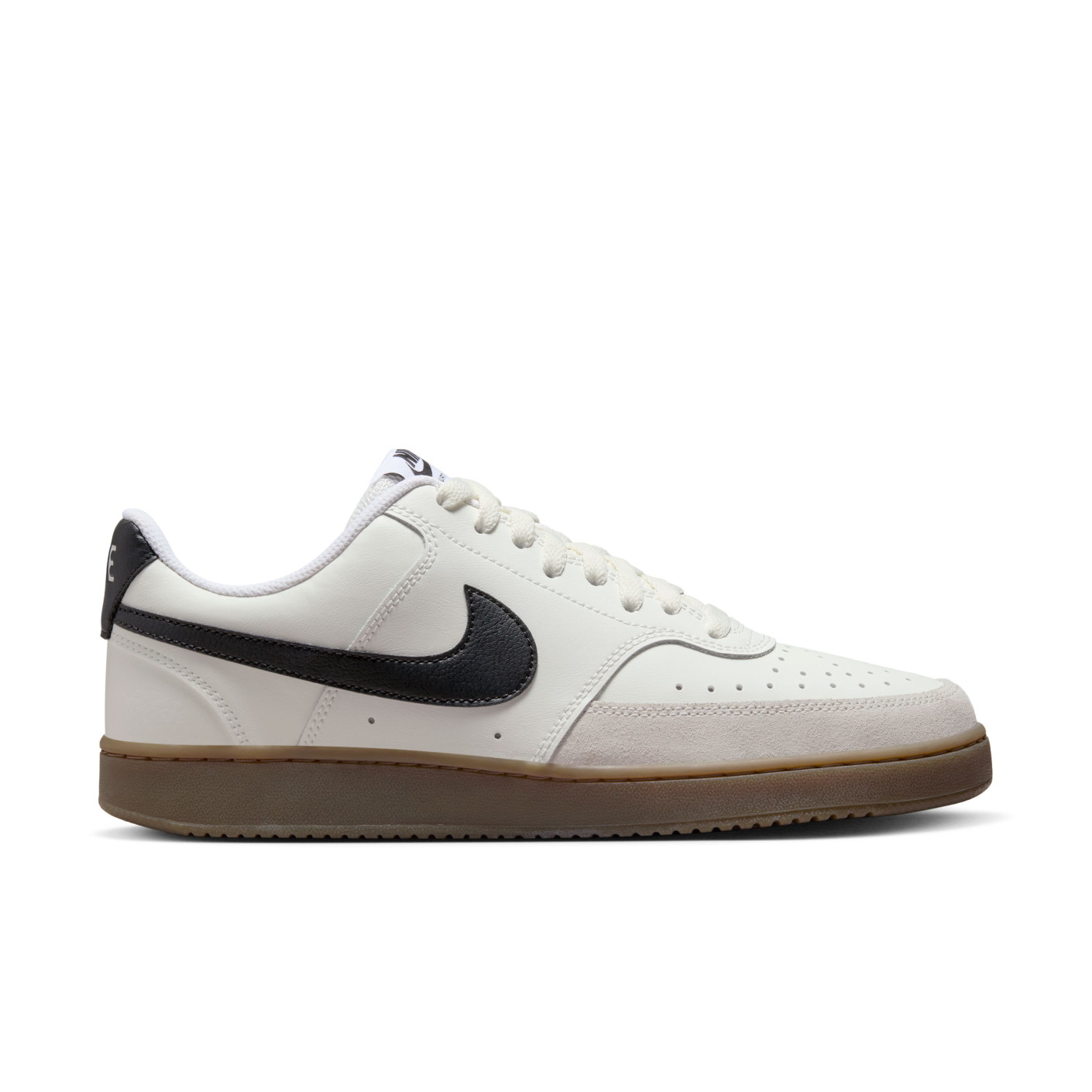 Nike Court Vision Low Baskets Blanc Noir Brun Clair