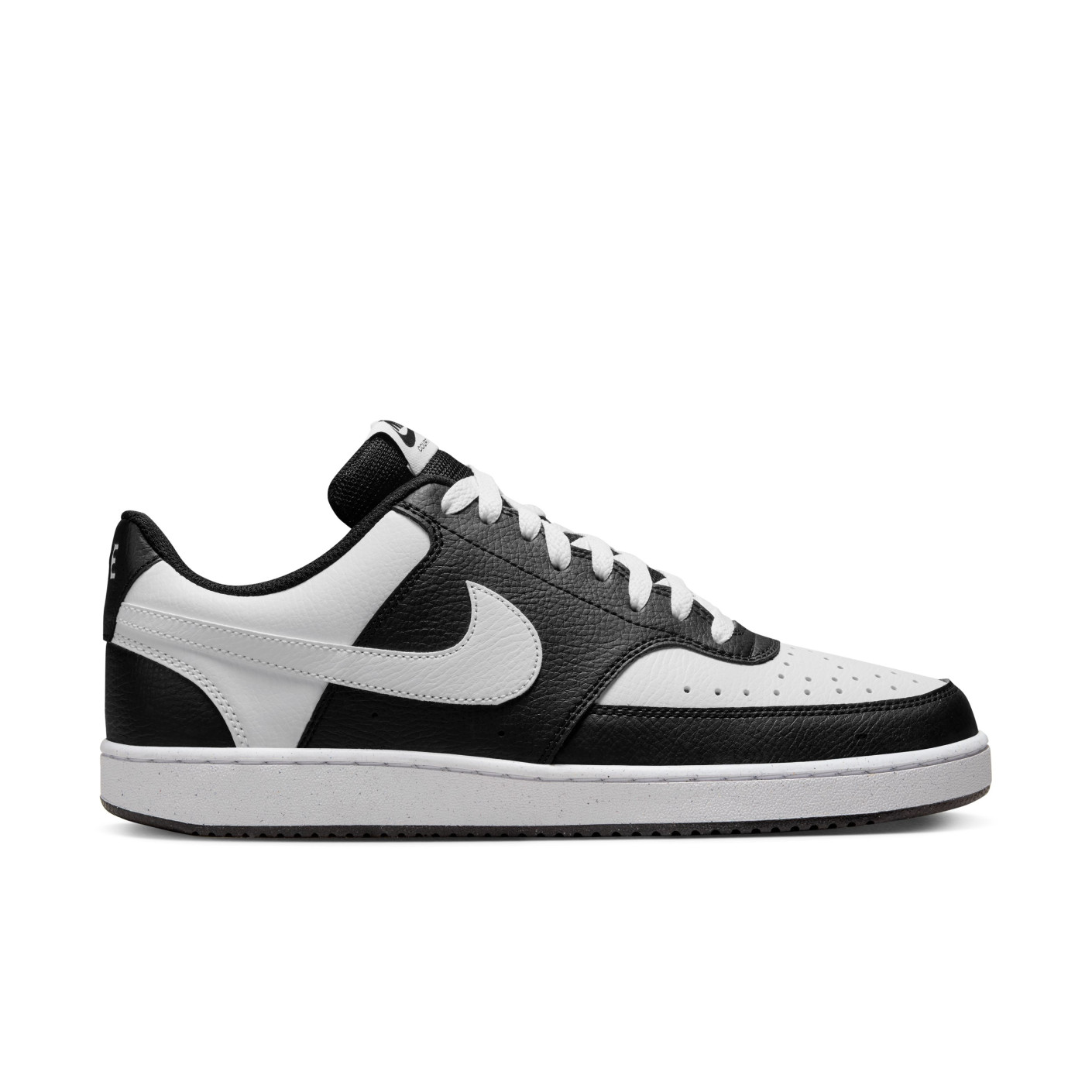 Nike Court Vision Low Sneakers Zwart Wit Zwart