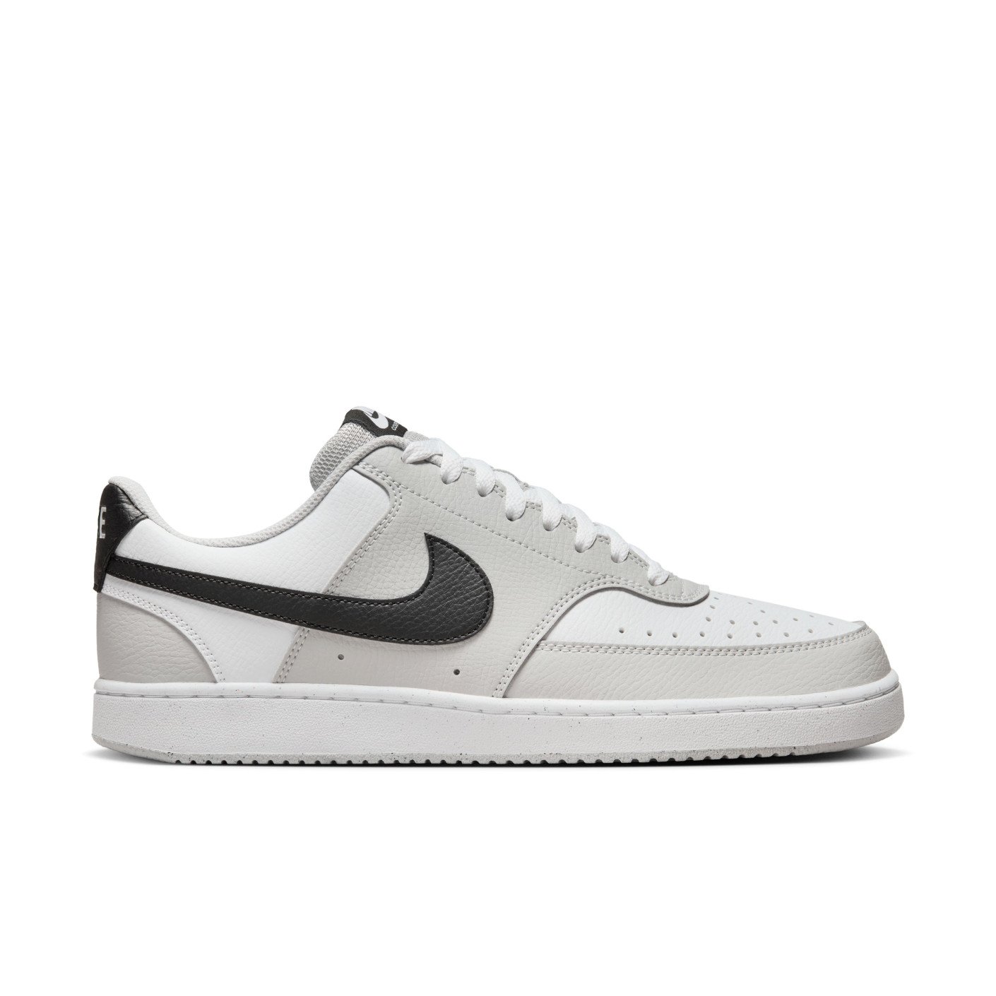 Nike Court Vision Low Baskets Gris Clair Blanc Noir