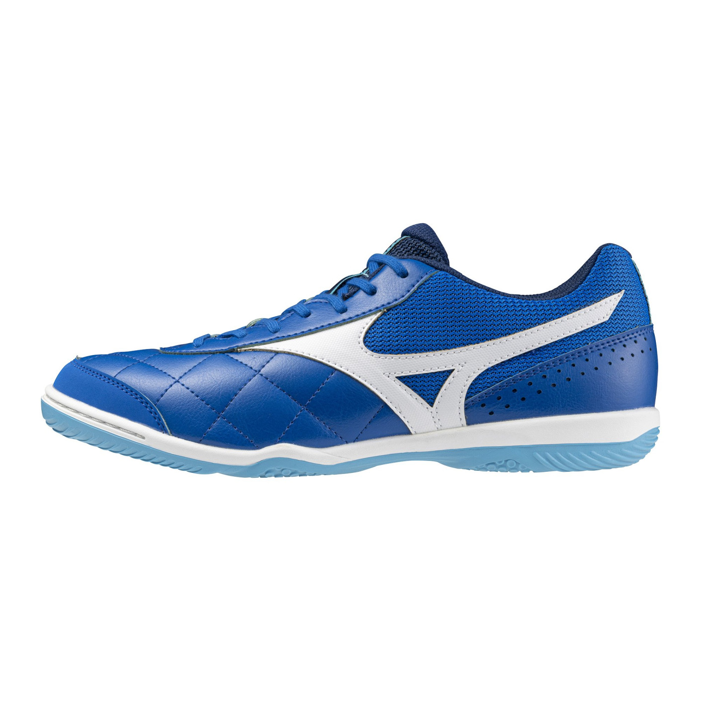 Mizuno Morelia Sala Club Chaussures de Foot en Salle (IN) Bleu Blanc