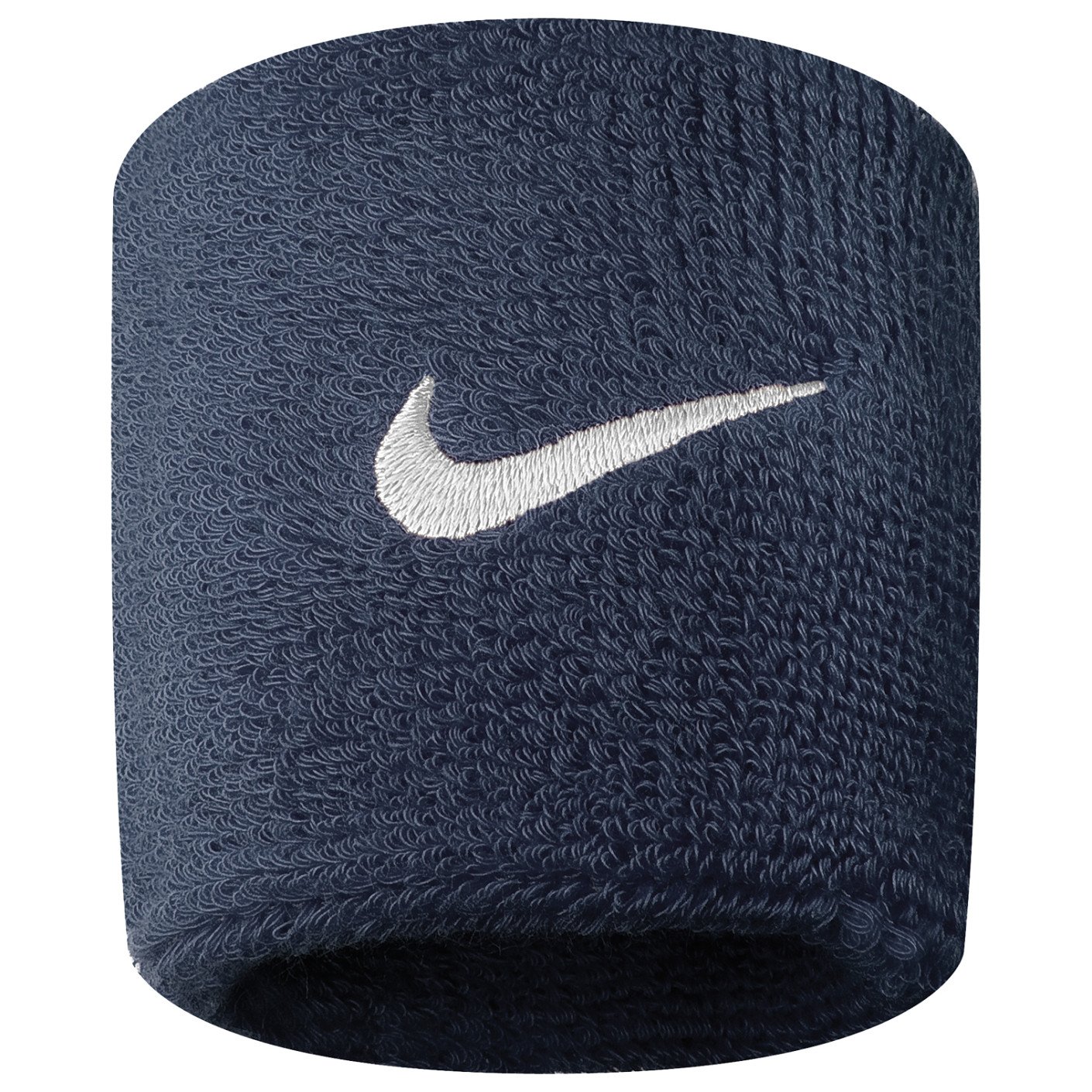 Nike Swoosh Polsbanden 2-Pack Donkerblauw Wit