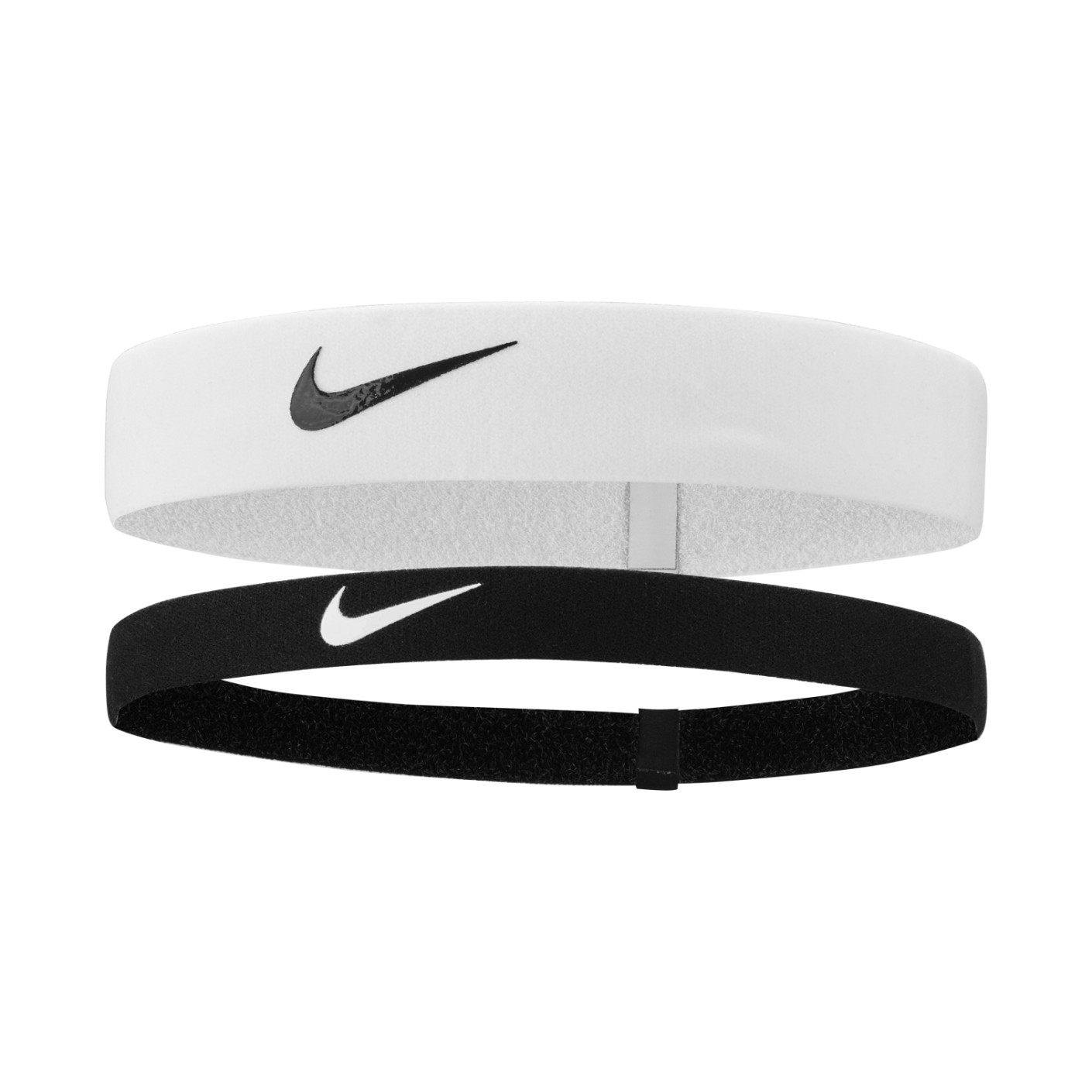 Lot de 2 bandeaux Nike Flex, blanc et noir