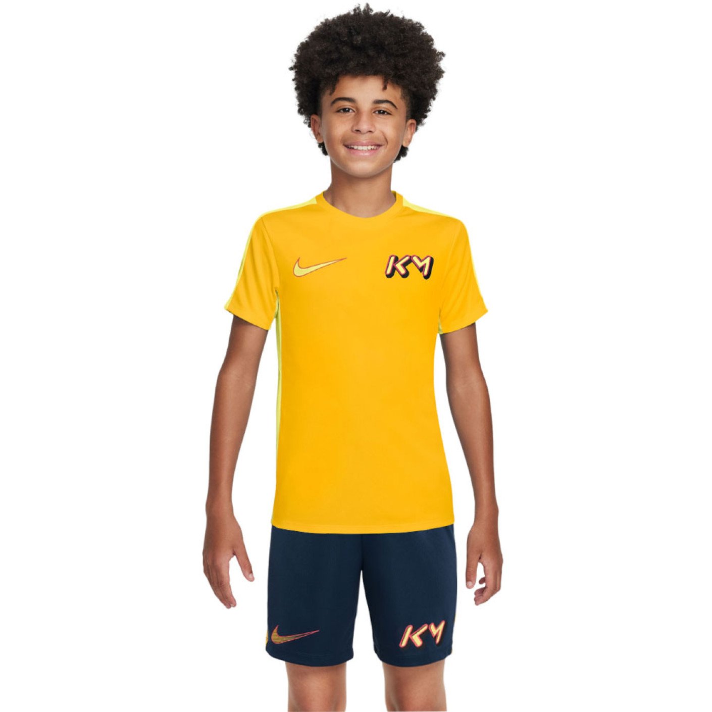 Nike Kylian Mbappé Academy Ensemble Training Enfants Orange Bleu Foncé