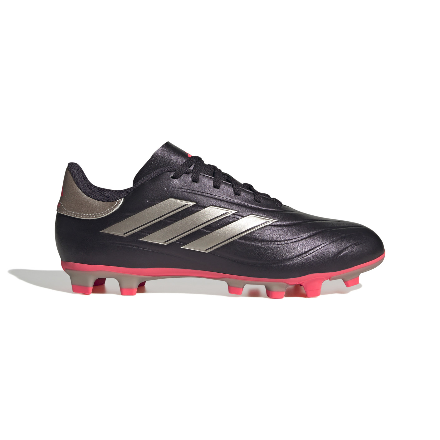 adidas Copa Pure 2 Club Gazon Naturel Gazon Artificiel Chaussures de Foot (MG) Mauve Foncé Argenté Rose