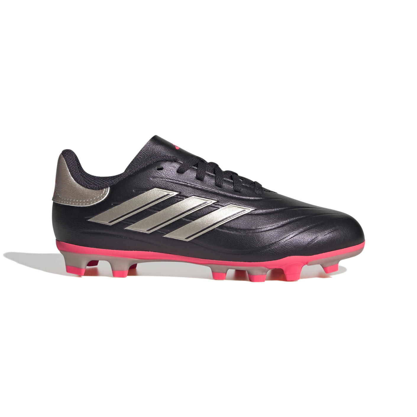 adidas Copa Pure 2 Club Gazon Naturel Gazon Artificiel Chaussures de Foot (MG) Enfants Mauve Foncé Argenté Rose