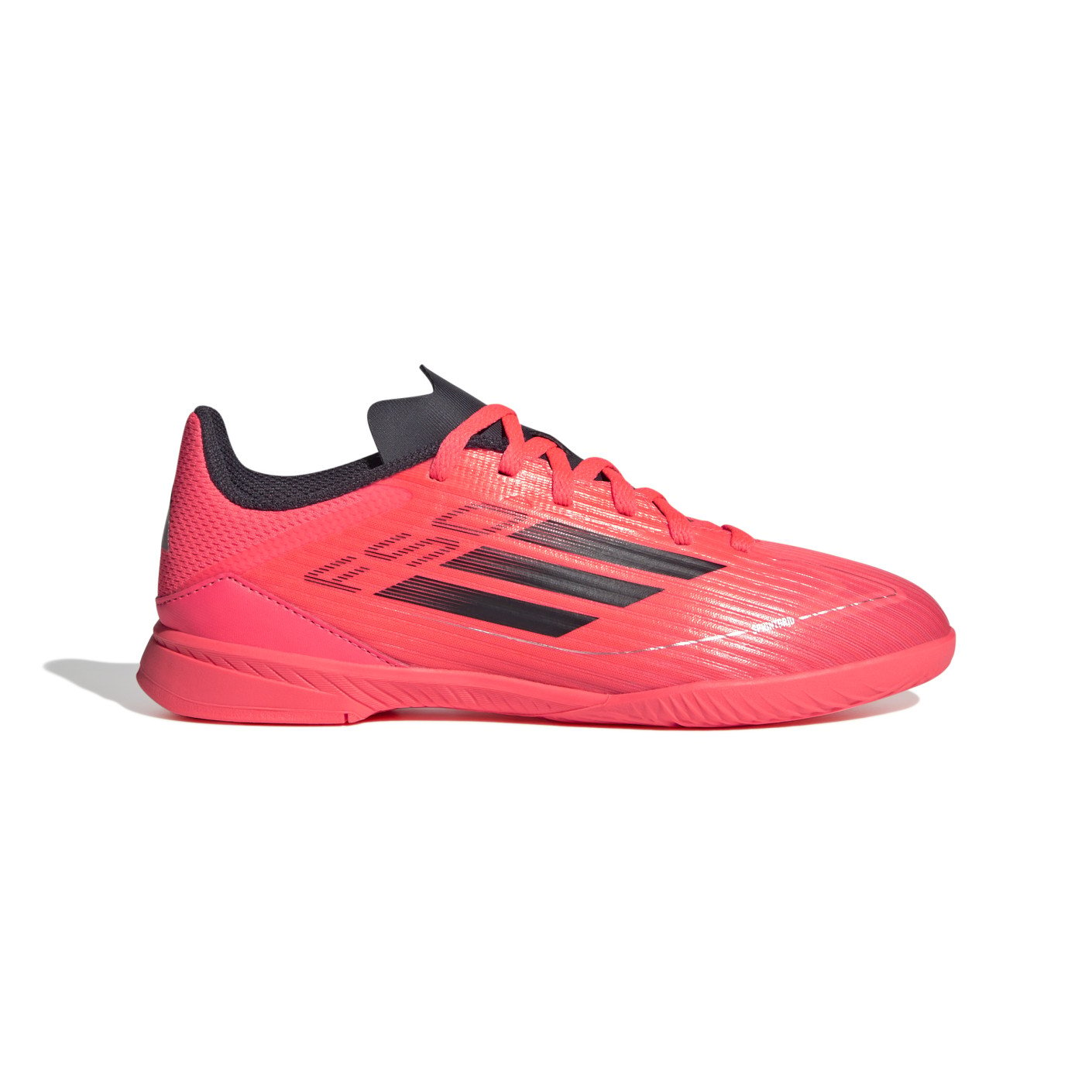 adidas F50 League Chaussures de Foot en Salle (IN) Enfants Rouge Vif Noir Argenté