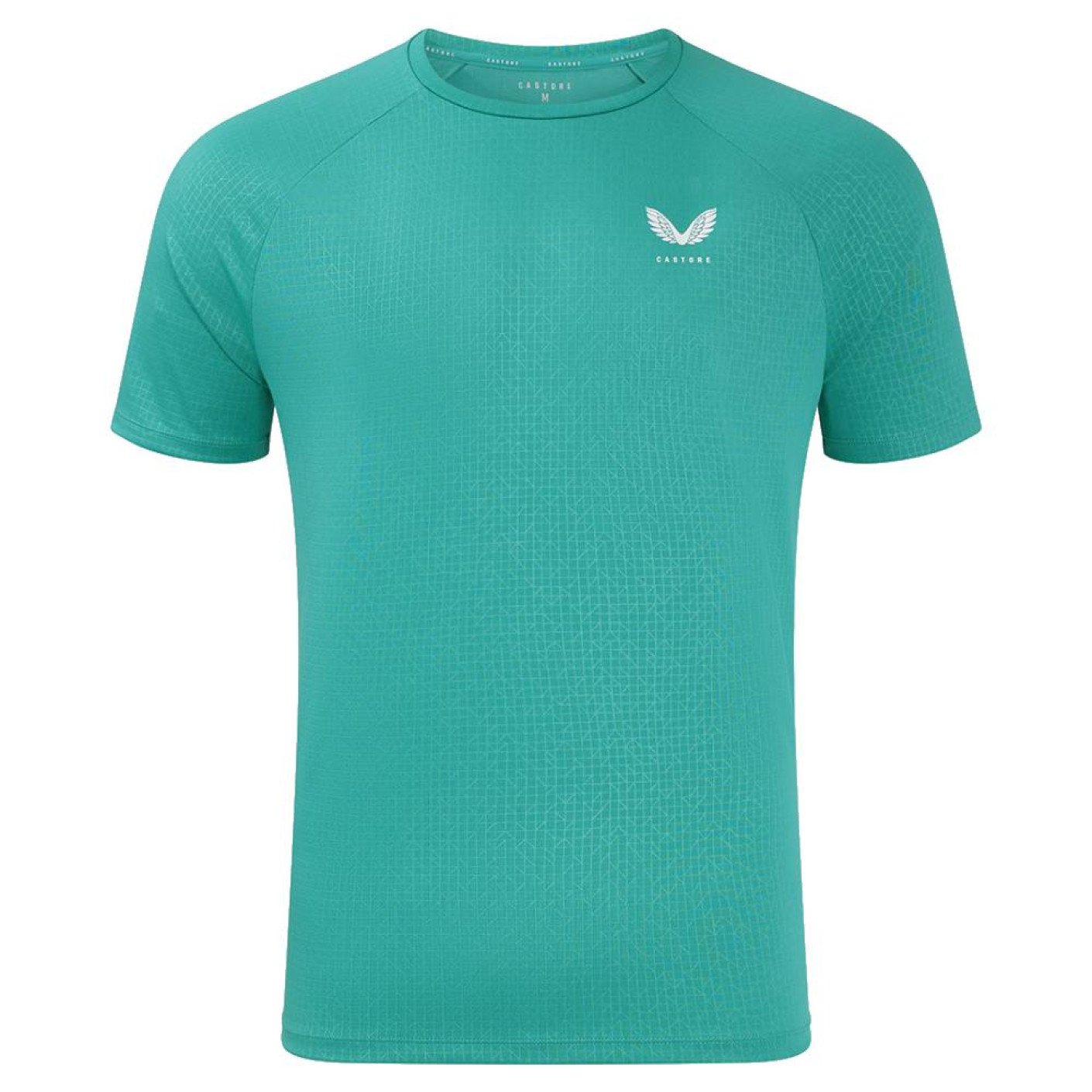 T-shirt imprimé Castore blanc turquoise