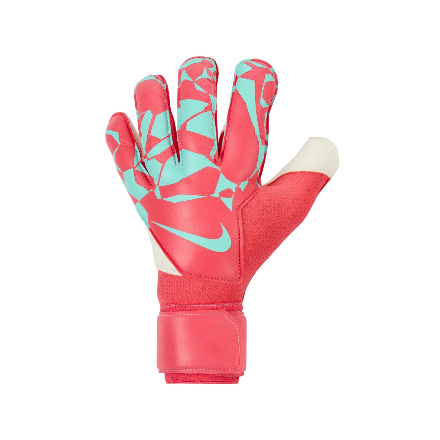 Nike Grip 3 Gants de Gardien de But Rouge Vif Blanc Turquoise