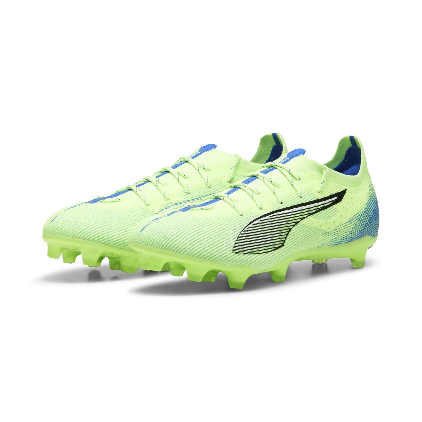 PUMA Ultra 5 Pro Gras / Kunstgras Voetbalschoenen (MG) Groen Blauw Zwart Wit