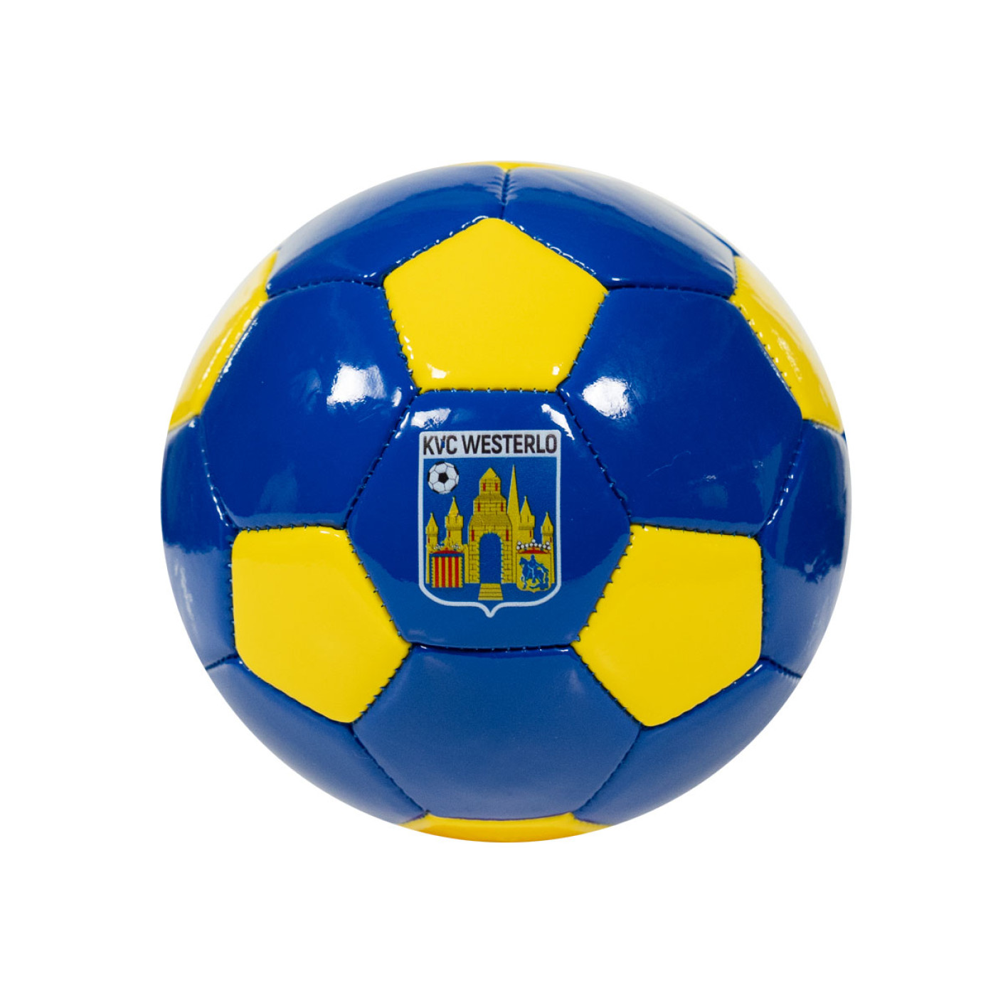 Mini-ballon de football KVC Westerlo, taille 1, bleu