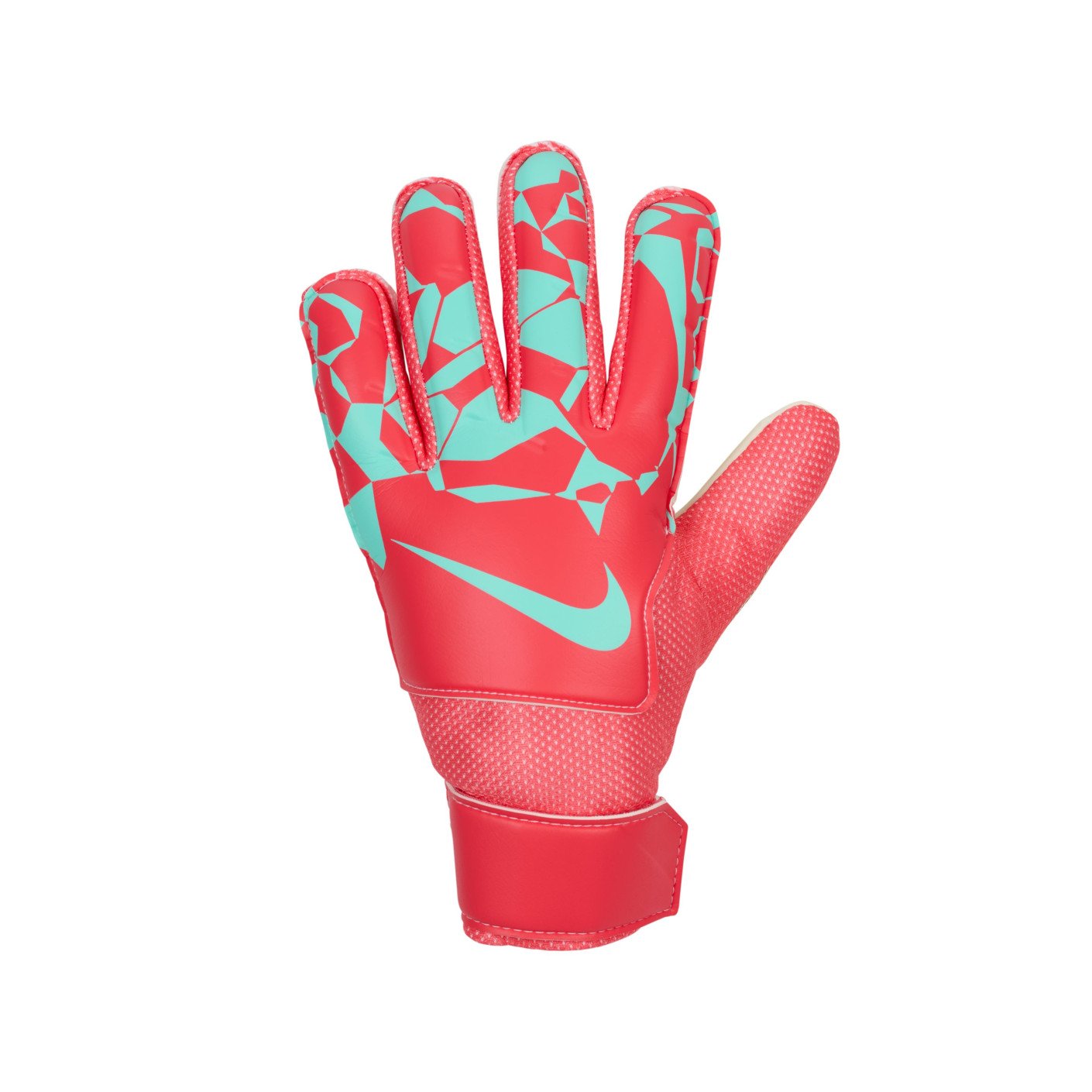 Nike Match Gants de Gardien de But Enfants Rouge Vif Blanc Turquoise