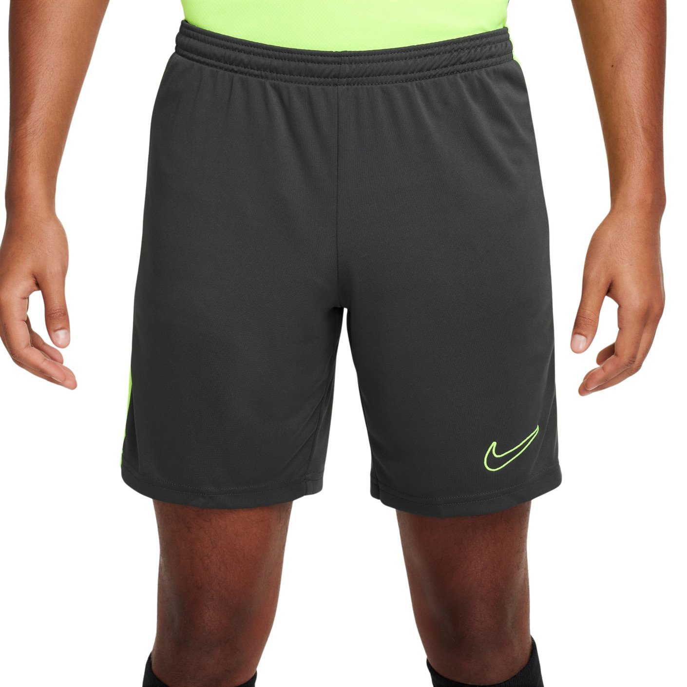 Pantalon d'entraînement Nike Academy anthracite jaune fluo