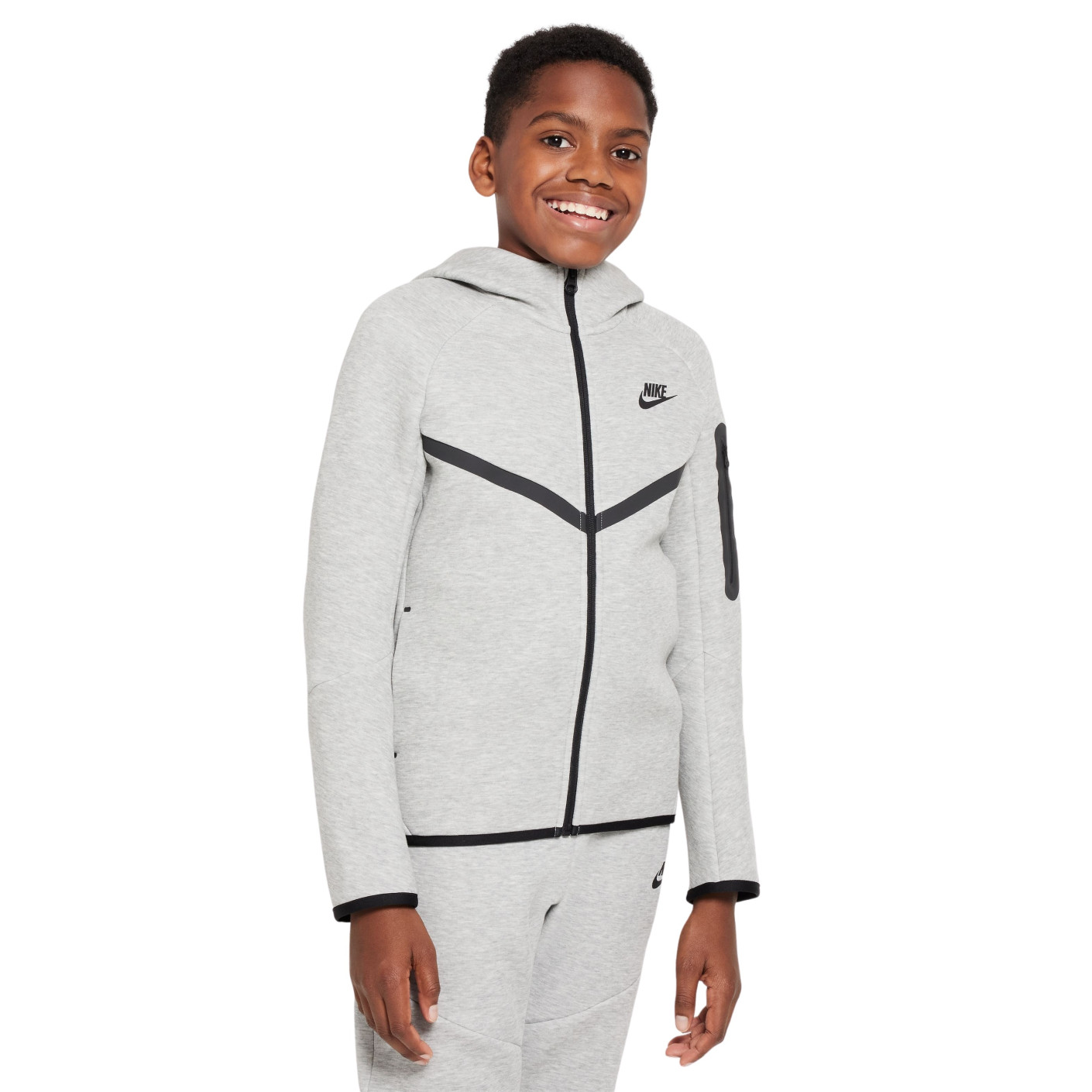 Nike Tech Fleece Sportswear Vest Kids Grijs Zwart