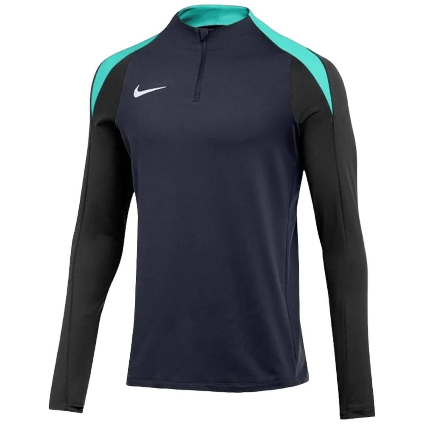 Nike Strike 24 Trainingstrui 1/4-Zip Kids Donkerblauw Turquoise Wit