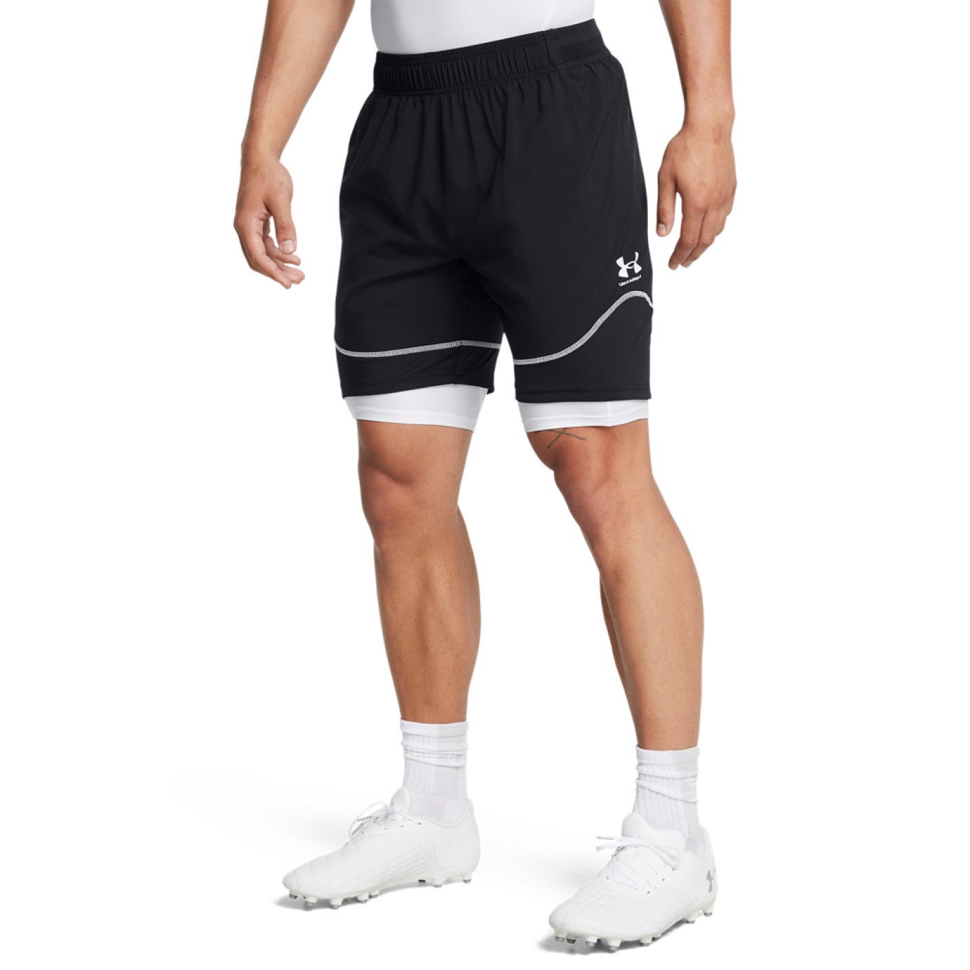 Pantalon d'entraînement Under Armour Challenger Pro noir et blanc