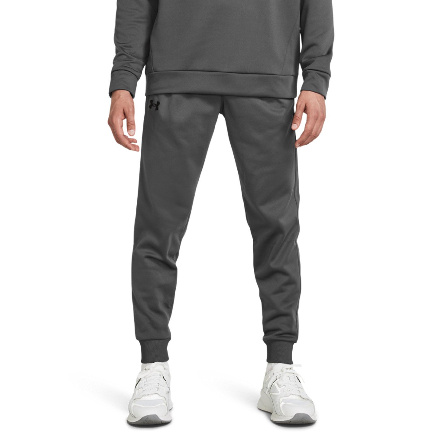 Pantalon de survêtement en polaire Under Armour gris noir