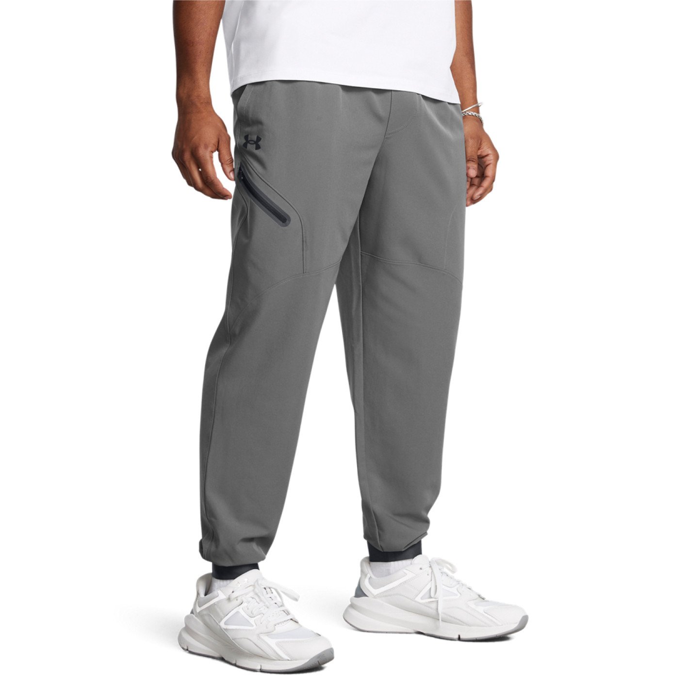 Pantalon de survêtement Unstoppable Under Armour gris foncé noir