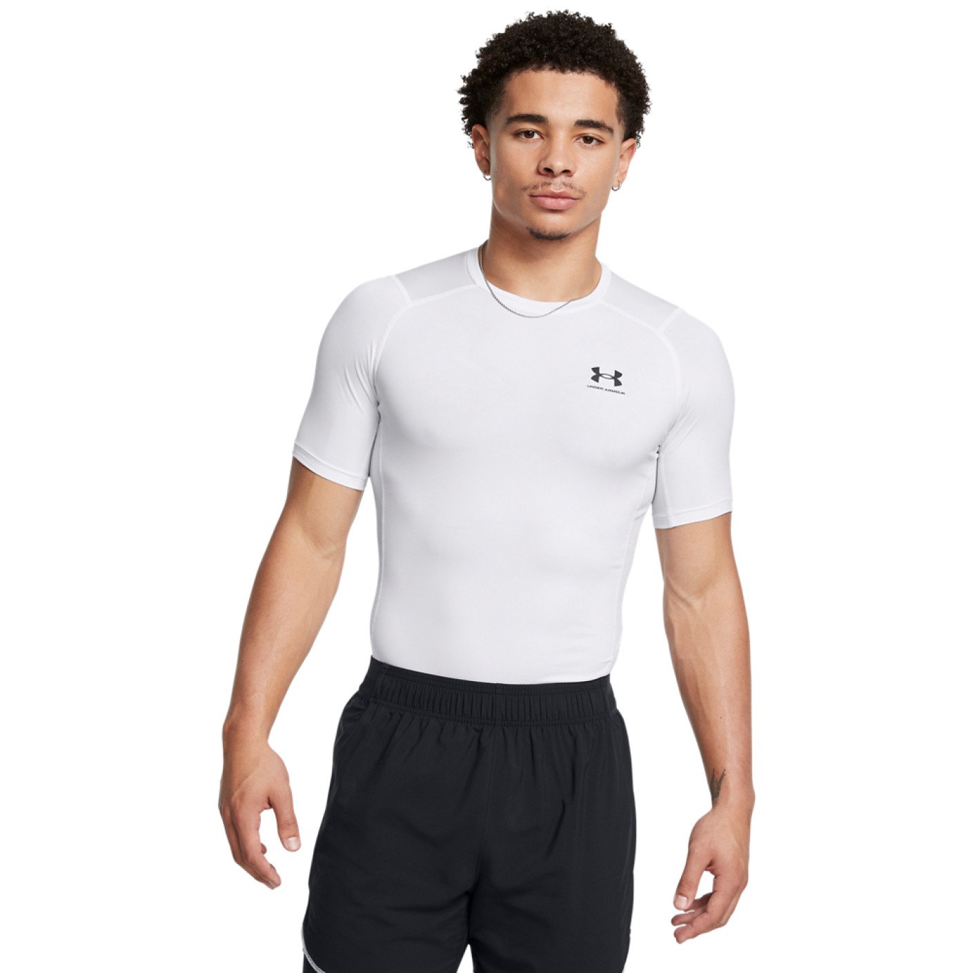 Under Armour HeatGear Sous-Maillot Blanc Noir