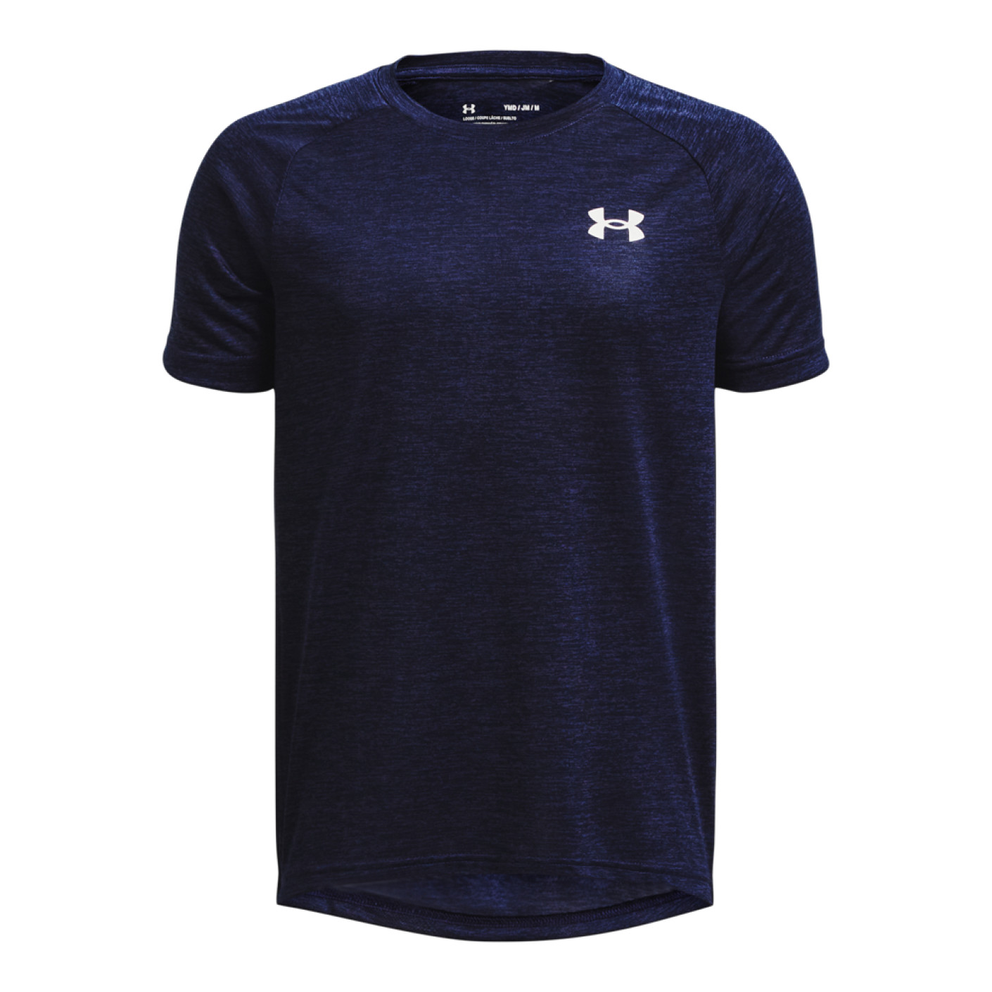 Under Armour Tech 2.0 Maillot d'Entraînement Enfants Bleu Foncé Blanc