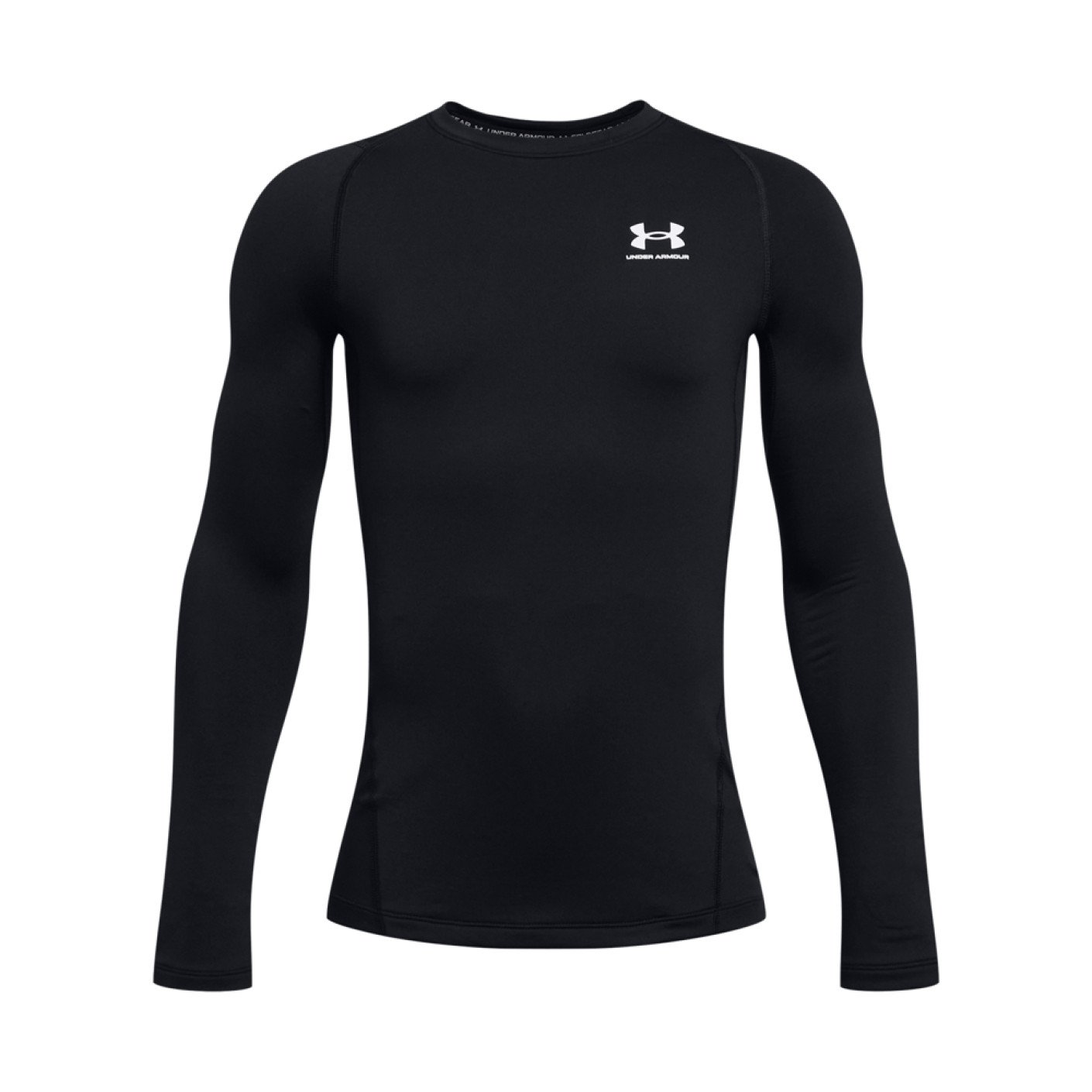 Sous-maillot à manches longues Under Armour ColdGear pour enfants noir/blanc