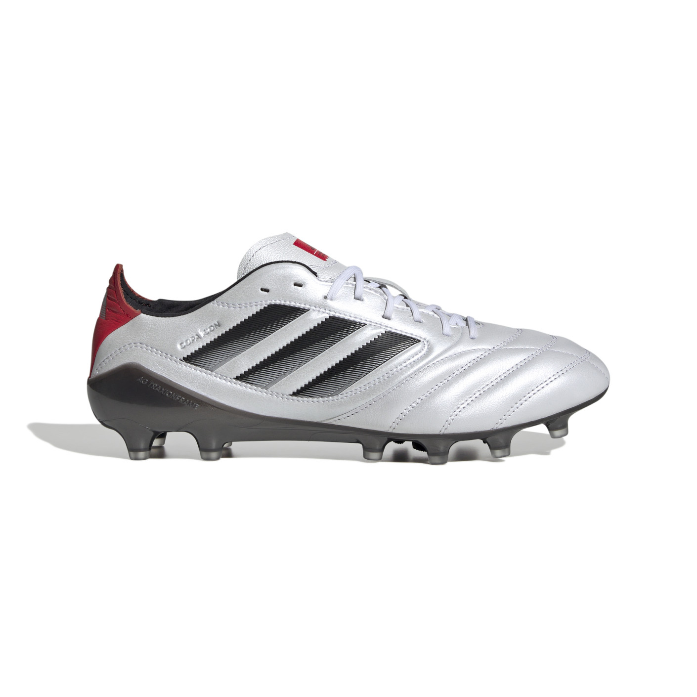 adidas Copa Icon 2 Gras / Kunstgras Voetbalschoenen (MG) Zilver Zwart Rood