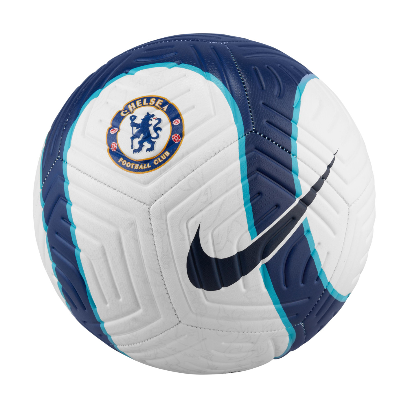 Nike Chelsea Strike Ballon de Foot Blanc Bleu Bleu Foncé