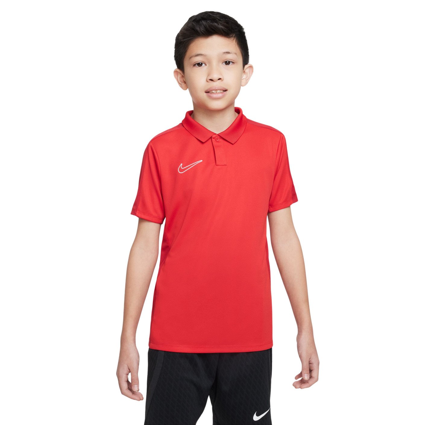 Nike Dri-FIT Academy 23 Polo Enfants Rouge Blanc