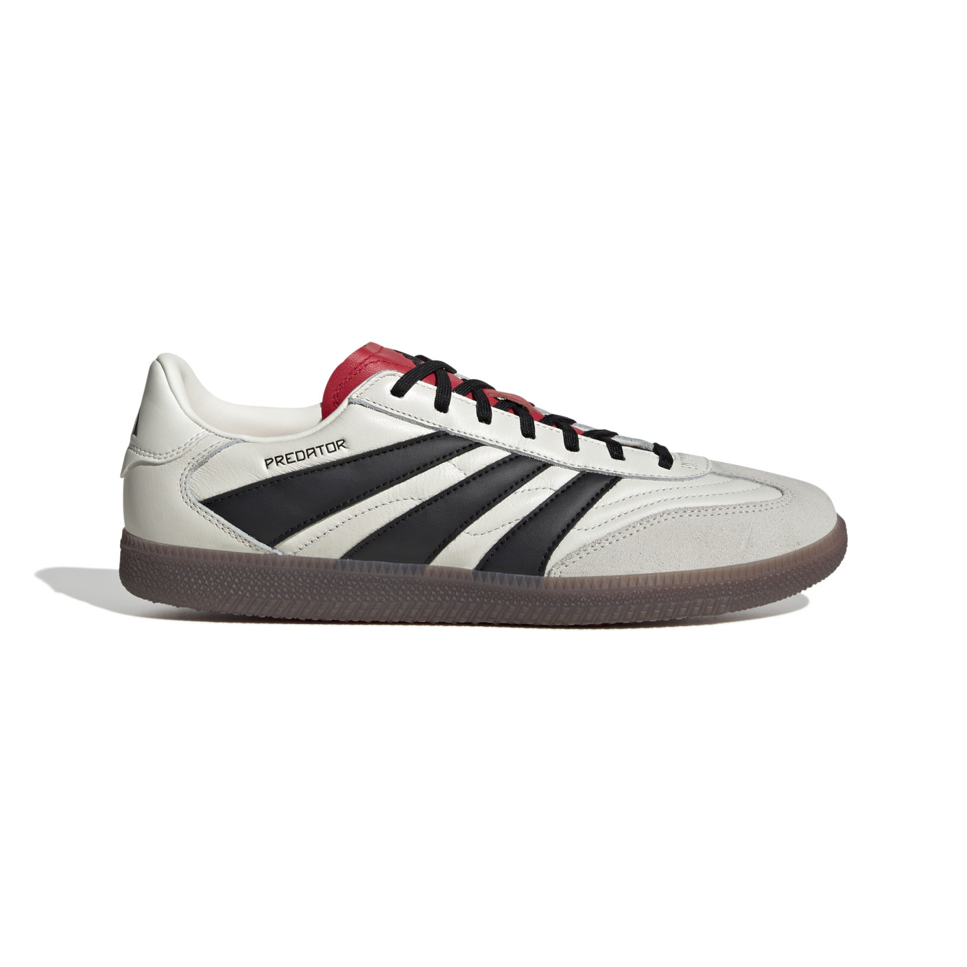 adidas Predator Freestyle Chaussures de Foot en Salle (IN) Blanc Noir Rouge