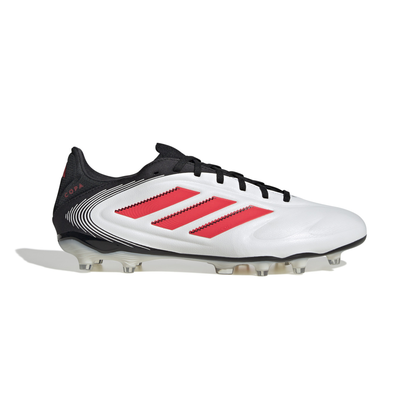 adidas Copa Pure III Pro Gras Voetbalschoenen (FG) Wit Zwart Rood