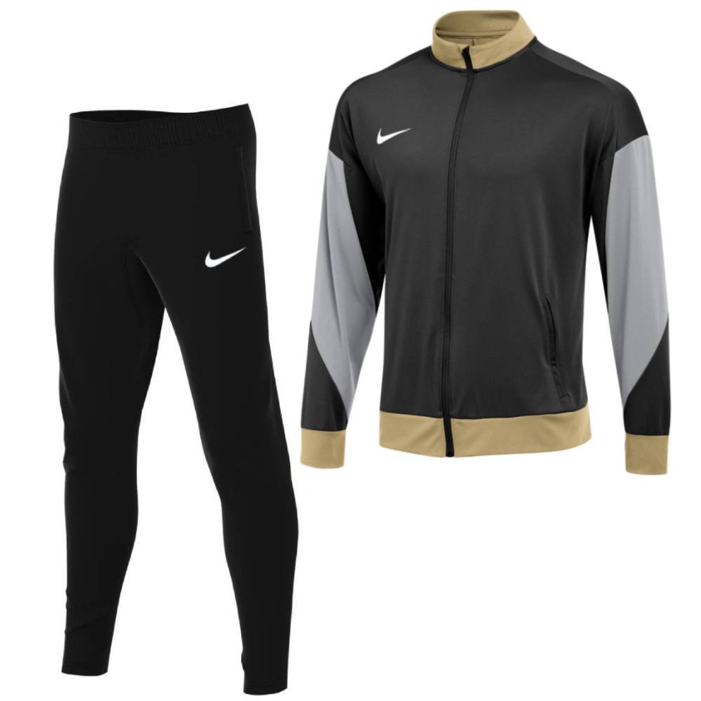 Nike Academy Pro 24 Survêtement Full-Zip Noir Gris Doré Blanc