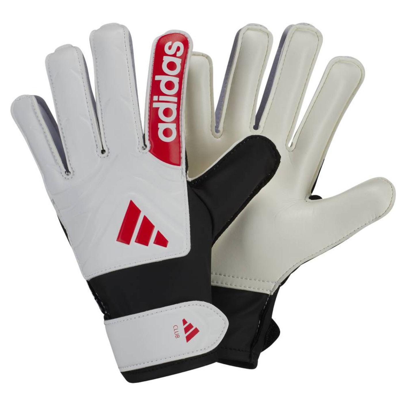 adidas Copa Club Gants de Gardien de But Enfants Blanc Rouge Noir