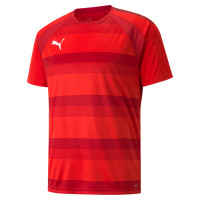 PUMA teamVISION Maillot de Foot Rouge Blanc