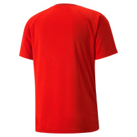 PUMA teamVISION Maillot de Foot Rouge Blanc