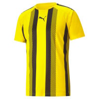 PUMA teamLIGA Striped Voetbalshirt Geel Zwart