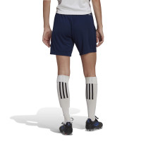 adidas Entrada 22 Short d'Entraînement Femmes Bleu Foncé Blanc