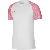 Chemise d'entraînement Nike Dri-Fit Academy pour enfants, blanc et rouge