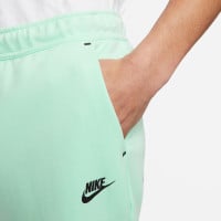 Nike Tech Fleece Overlay Jogger Lichtgroen Zwart