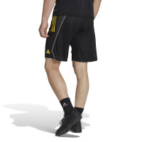 adidas Tiro 23 Competition Short d'Entraînement Noir Jaune Gris