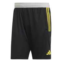 adidas Tiro 23 Competition Short d'Entraînement Noir Jaune Gris