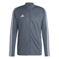 adidas Tiro 23 League Veste d'Entraînement Gris Blanc