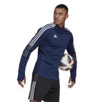 adidas Tiro 21 Warm Trainingstrui Donkerblauw Wit