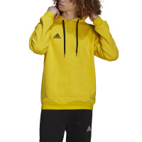 adidas Entrada 22 Sweat Sweat à Capuche Jaune Noir