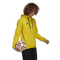 adidas Entrada 22 Sweat Sweat à Capuche Jaune Noir